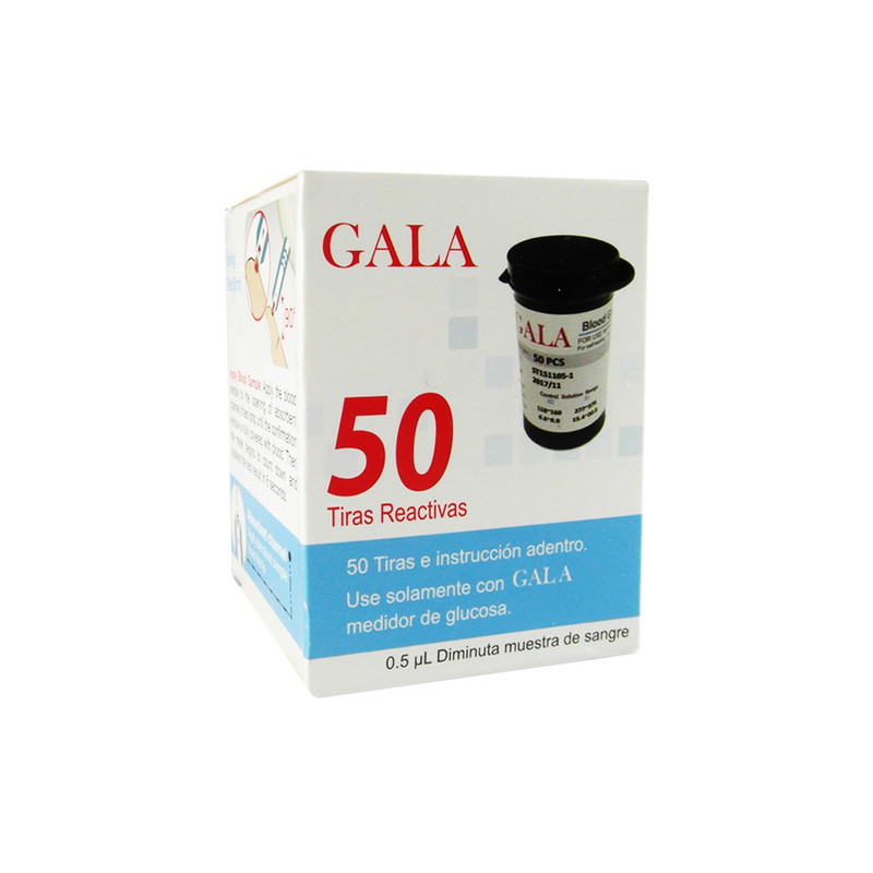 نوار تست قند خون گالا ۵۰ عددی -Gala Blood Glucose Test Strips